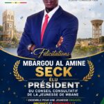 Mbargou Al Amine SECK, nouveau Président du Conseil Consultatif de la Jeunesse de Mbane : Un souffle d’innovation et d’engagement pour la jeunesse