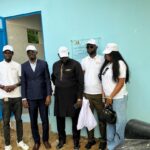 Fondation Action Aide des Jeunes Patriotes du Sénégal : remise de clés des blocs de toilettes à la Direction de la Police des Étrangers et des Titres de Voyage de Dieuppeul